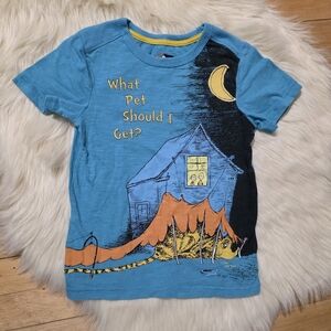 Dr. Seuss What Pet Should I Get? Boys Girls Toddler Blue Shirt Size 5T